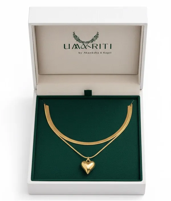 Gold_Double_Layered_Love_Luxe_Snake_Chain_Necklace_For_Women